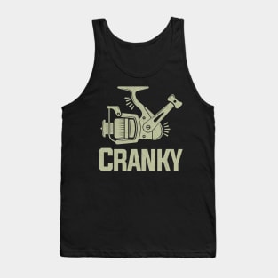 Cranky Funny Gift Ideas For Fishing Tank Top